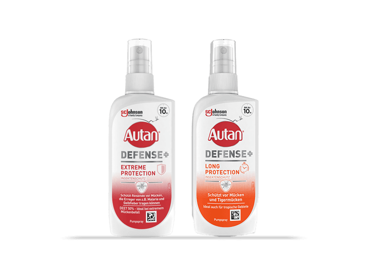 Zwei Autan® Autan Defense Produkte